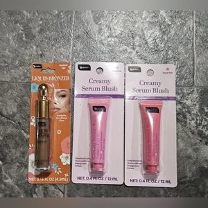 Creamy Serum Blush Set & Liquid Bronzer BNIB